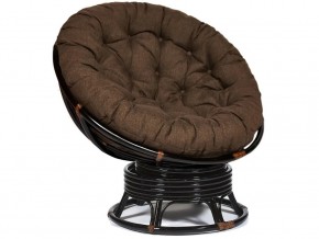 Кресло-качалка Papasan w 23/01 B с подушкой Antique brown, ткань Коричневый в Североуральске - severouralsk.magazin-mebel74.ru | фото