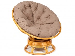 Кресло-качалка Papasan w 23/01 B с подушкой Honey, экошерсть Коричневый в Североуральске - severouralsk.magazin-mebel74.ru | фото