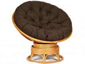 Кресло-качалка Papasan w 23/01 B с подушкой Honey, ткань Коричневый в Североуральске - severouralsk.magazin-mebel74.ru | фото