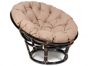 Кресло Papasan 23/01 W с подушкой Antique brown, экошерсть Коричневый в Североуральске - severouralsk.magazin-mebel74.ru | фото