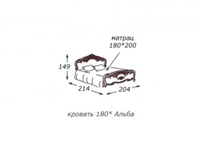 Кровать 2-х спальная 1800*2000 с ортопедом в Североуральске - severouralsk.magazin-mebel74.ru | фото