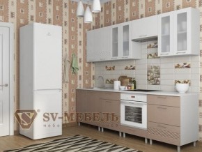 Кухня Волна капучино в Североуральске - severouralsk.magazin-mebel74.ru | фото