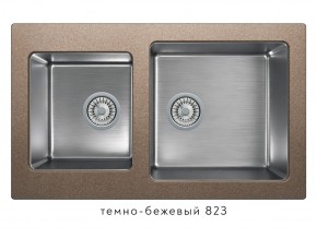 Мойка комбинированная Tolero twist TTS-840 Темно-бежевый 823 в Североуральске - severouralsk.magazin-mebel74.ru | фото