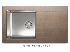 Мойка комбинированная Tolero twist TTS-860 Темно-бежевый 82 в Североуральске - severouralsk.magazin-mebel74.ru | фото