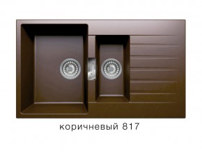 Мойка кварцевая Tolero Loft TL-860 Коричневый 817 в Североуральске - severouralsk.magazin-mebel74.ru | фото