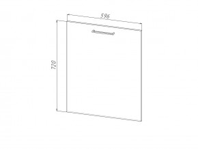 П 60 Комплект для посудомоечной машины 600 мм (цоколь + фасад) ЛДСП в Североуральске - severouralsk.magazin-mebel74.ru | фото